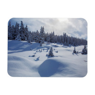 Snowy-Landschaft Magnet