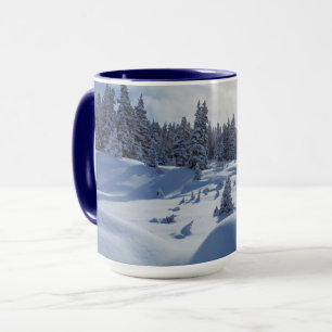 Snowy-Landschaft Tasse