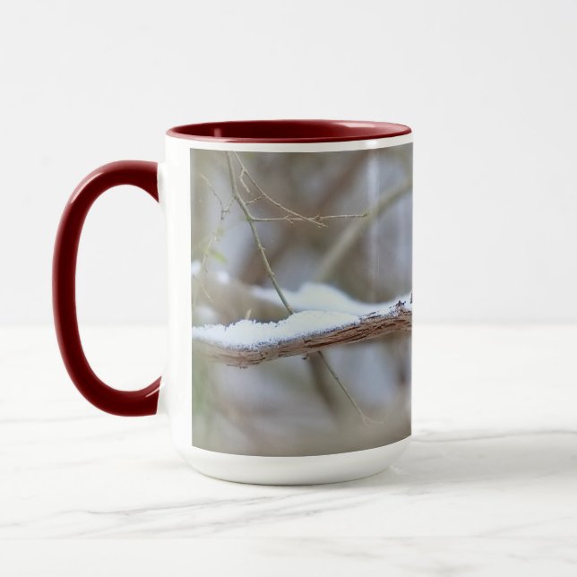 Snowy_Male_Cardinal_v1 Tasse (Links)