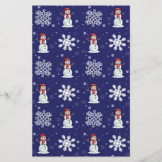Snowy-Männer Briefpapier