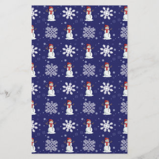 Snowy-Männer Briefpapier