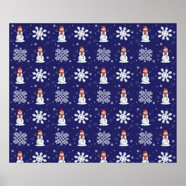 Snowy-Männer Poster (Vorne)