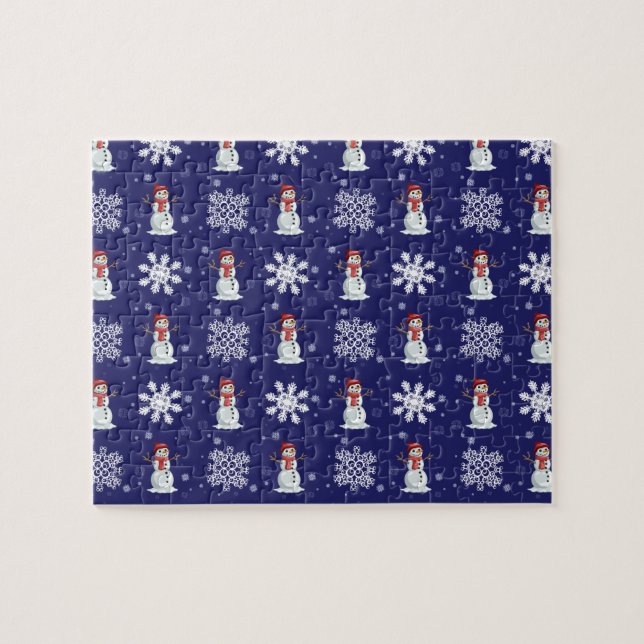 Snowy-Männer Puzzle (Horizontal)