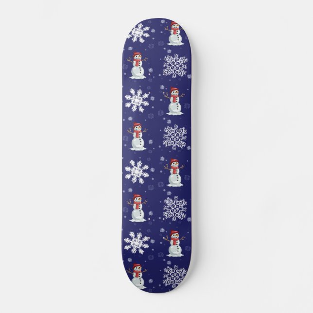 Snowy-Männer Skateboard (Vorderseite)