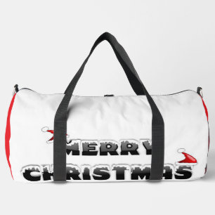 SNOWY MERRY CHRISTMAS DUFFLE BAG