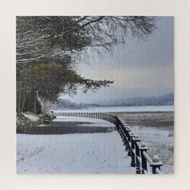 Snowy Morning Jigsaw Puzzle (Vertikal)