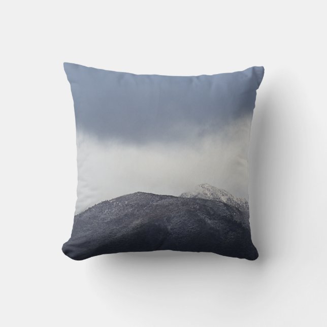 Snowy Mount Bogong Kissen (Vorderseite)