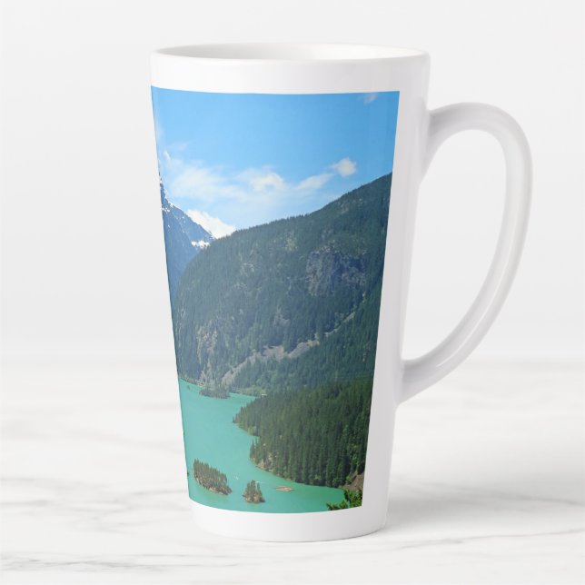 Snowy Mountain - Blick auf den See Milchtasse (Rechts)