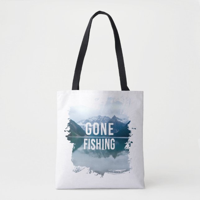 Snowy Mountain Lake Gone Fischen (Vorderseite)