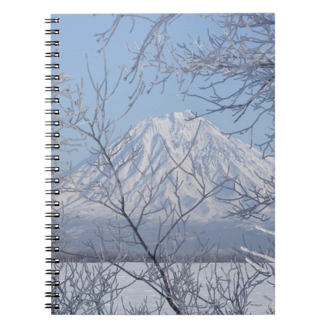 Snowy Mountain Notizblock (Vorderseite)