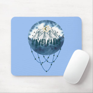 Snowy Mountain Pine Naturerlebnis im Freien Mousepad