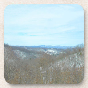 Snowy Mountain West Virginia Ausblick Untersetzer