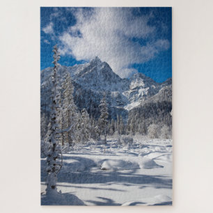 Snowy Mountain Wonderland Puzzle