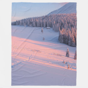 Snowy Mountains Fleecedecke