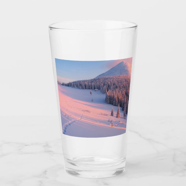 Snowy Mountains Glas (Vorderseite)