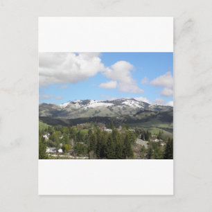 Snowy Mt. Diablo Postkarte
