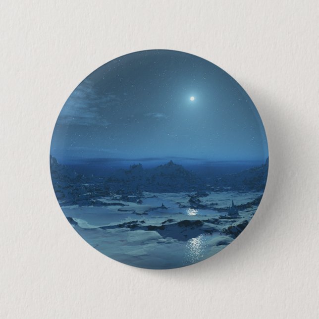 Snowy-Nacht Button (Vorderseite)