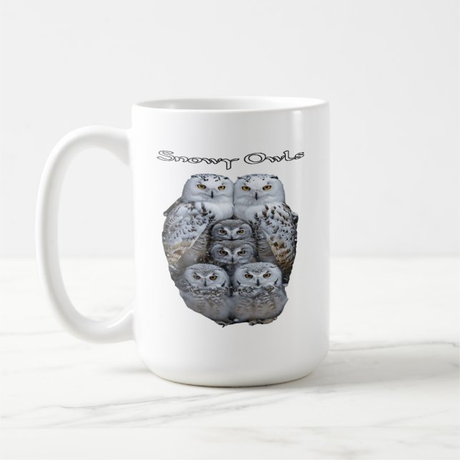 Snowy Owl Coffee Tasse (Links)