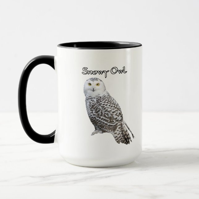 Snowy Owl Coffee Tasse (Links)