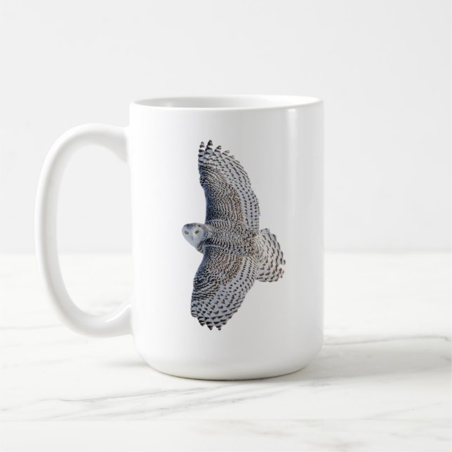 Snowy Owl Coffee Tasse (Links)