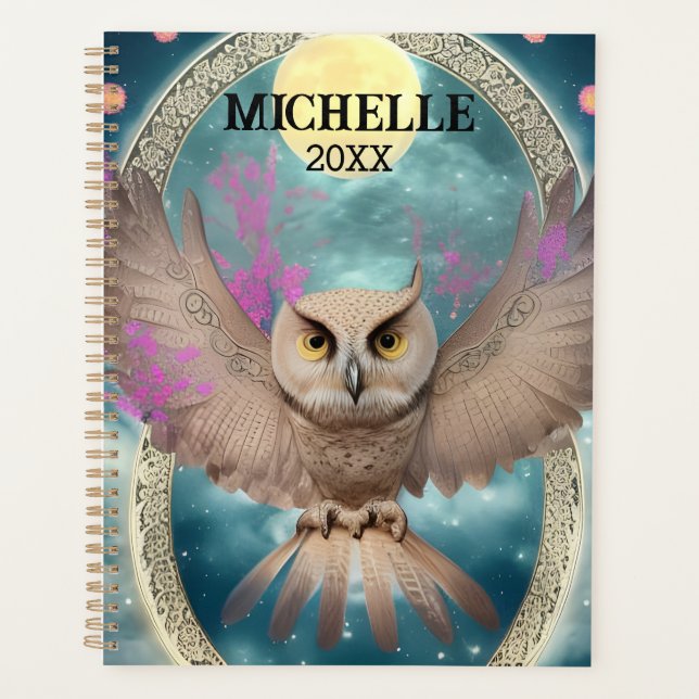 Snowy Owl Planner Planer (Vorderseite)