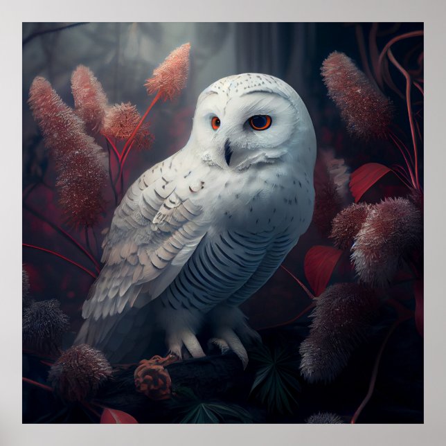 Snowy-Owl-Poster Poster (Vorne)