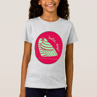 Snowy Owl sagt "Hello Day" T-Shirt