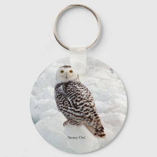 Snowy Owl Schlüsselkette Schlüsselanhänger