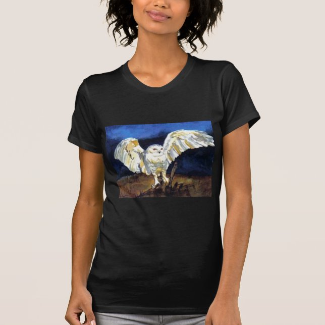 Snowy Owl von Paula Atwell T-Shirt (Vorderseite)
