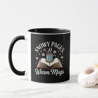 Snowy Pages Warm Mugs Holiday Coffee Tasse