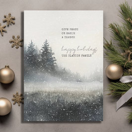 Snowy Pine Forest Weihnachten
