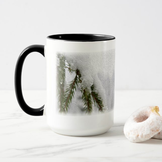 Snowy Pines Tasse (Mit Donut)