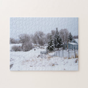 Snowy Ranch Morning Puzzle