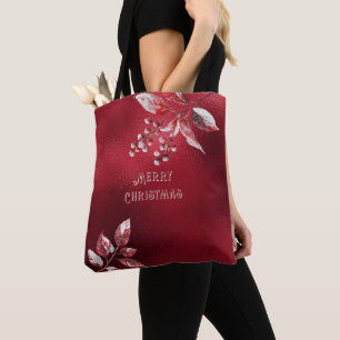 Snowy Red Blätter Weihnachtsfeiertag Tote Tag