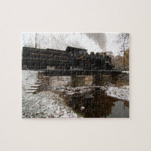 Snowy-Reflexions-Puzzlespiel Puzzle