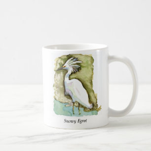 Snowy-Reiher-Tasse Kaffeetasse