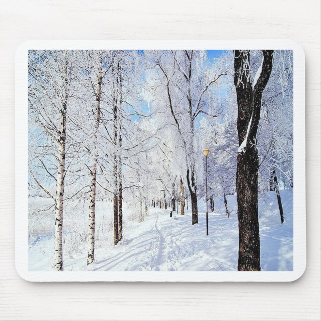 Snowy Road Mousepad (Vorne)