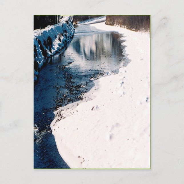 Snowy Salmon Idaho Postkarte (Vorderseite)