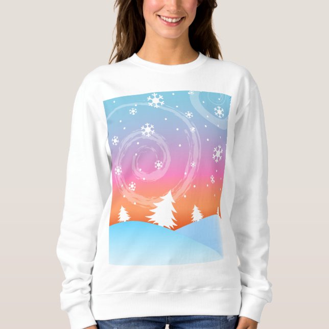 Snowy Seasons Sweatshirt (Vorderseite)