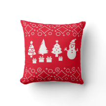 Snowy Serenity: Weihnachtsbäume und Snowman-Design