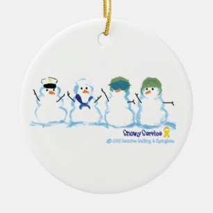 Snowy-Service-Verzierung Keramik Ornament