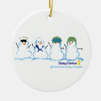 Snowy-Service-Verzierung Keramik Ornament