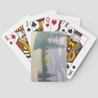 Snowy Sunrise Playing Cards Spielkarten