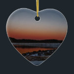 Snowy Sunset am Arrowhead See Keramik Ornament<br><div class="desc">Schneewitter-Sonnenuntergang am Arrowhead-See. Foto von Sandy Closs. "Sonnen-Set ", Sonnenaufgang, "Pfeilspitzen-See", "Sonnenuntergang am See""Sonnenuntergang", Himmel,  Himmel, "Bergsee", "Bergseen"</div>
