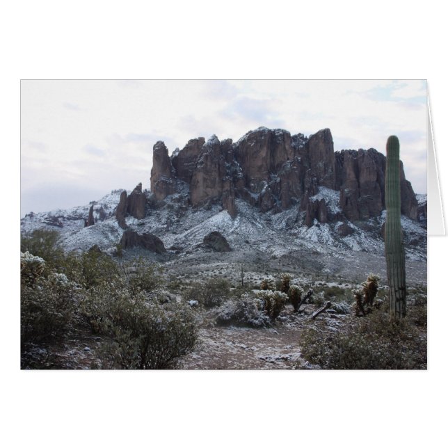 Snowy Superstition Mountains (Vorderseite (Horizontal))