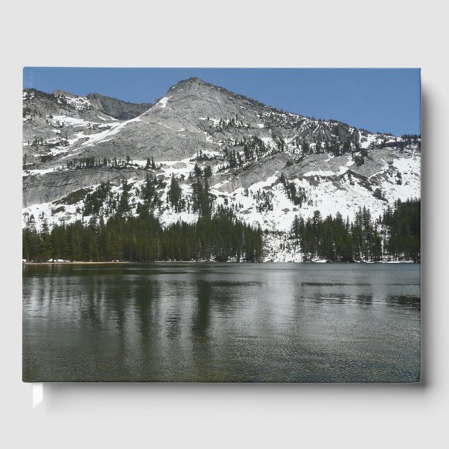 Snowy Tenaya Lake Yosemite National Park Foto Gästebuch (Vorderseite)