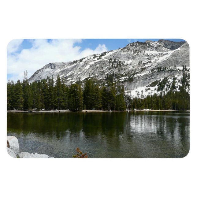 Snowy Tenaya Lake Yosemite National Park Foto Magnet (Horizontal)