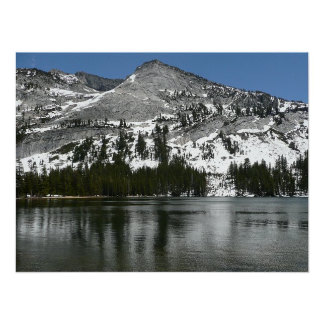 Snowy Tenaya Lake Yosemite National Park Foto Poster (Vorderseite)