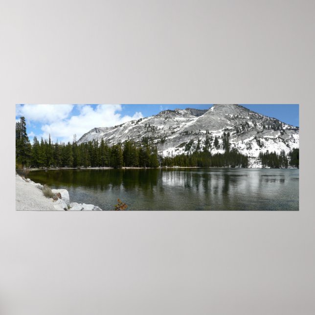 Snowy Tenaya Lake Yosemite National Park Foto Poster (Vorne)