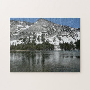 Snowy Tenaya Lake Yosemite National Park Foto Puzzle